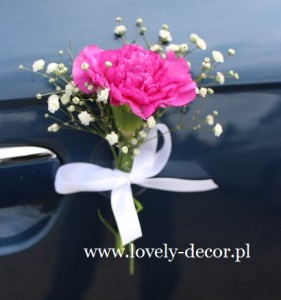 dekoracja samochodu do ślubu (2)